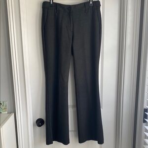 LOFT Charcoal Gray “Kate” Trousers